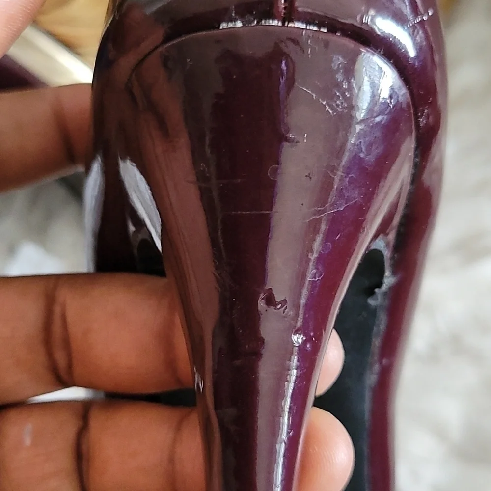 Steve madden ronni dark purple heels